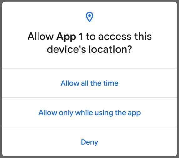 Как изменился location permission в Android 10?